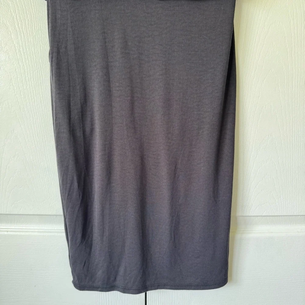 Downeast Knit Shift Dress – Charcoal Gray – Size XS